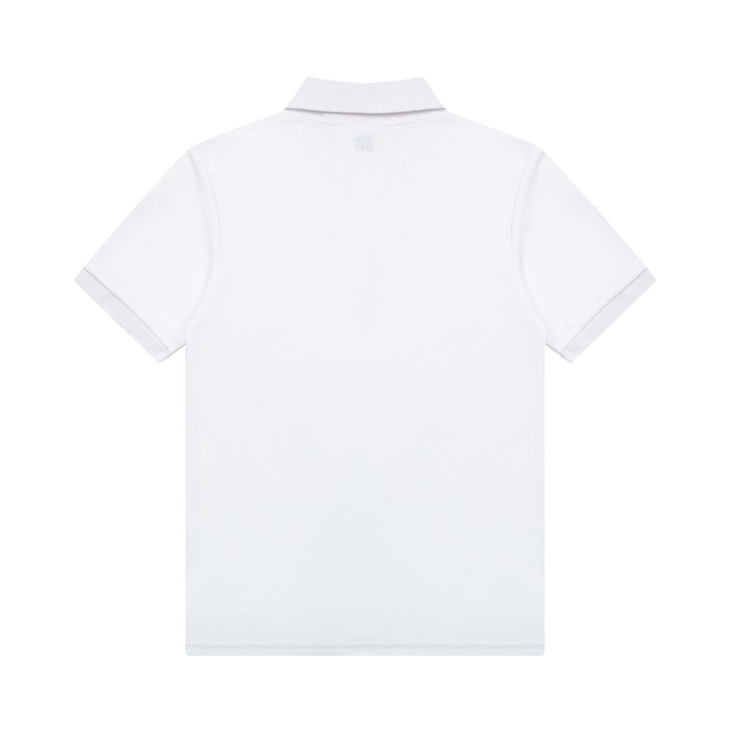 AMI Jarní a letní límeček Klasická výšivka srdce Písmeno A Broskvové srdce Čistá bavlna Pánské a dámské polo tričko s krátkým rukávem