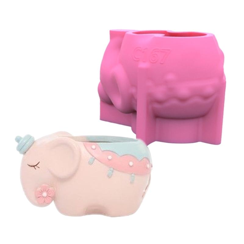 Sukkulenten Blumentopf Harz Silikonform Geeignet für DIY Garten Beton Blumentopf Stifthalter Handwerk Heimdekor