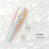 Create Beautiful Nail Designs with 10pcs Shimmering Snowflake Nail Charms Nail Decorations