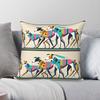 Sighthound Greyhound Whippet Lurcher Pillowcase Polyester Linen Velvet Pattern Zip Decor Home Cushion Cover