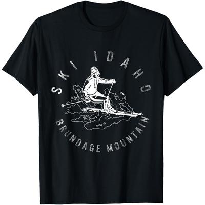 Ski Idaho Brundage Mountain Skiing Snowboard Mountain Skier T-Shirt