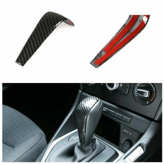 ABS Carbon fiber gear shift knob sticker Fit for BMW E65 E48 E85 E86 3 7 series