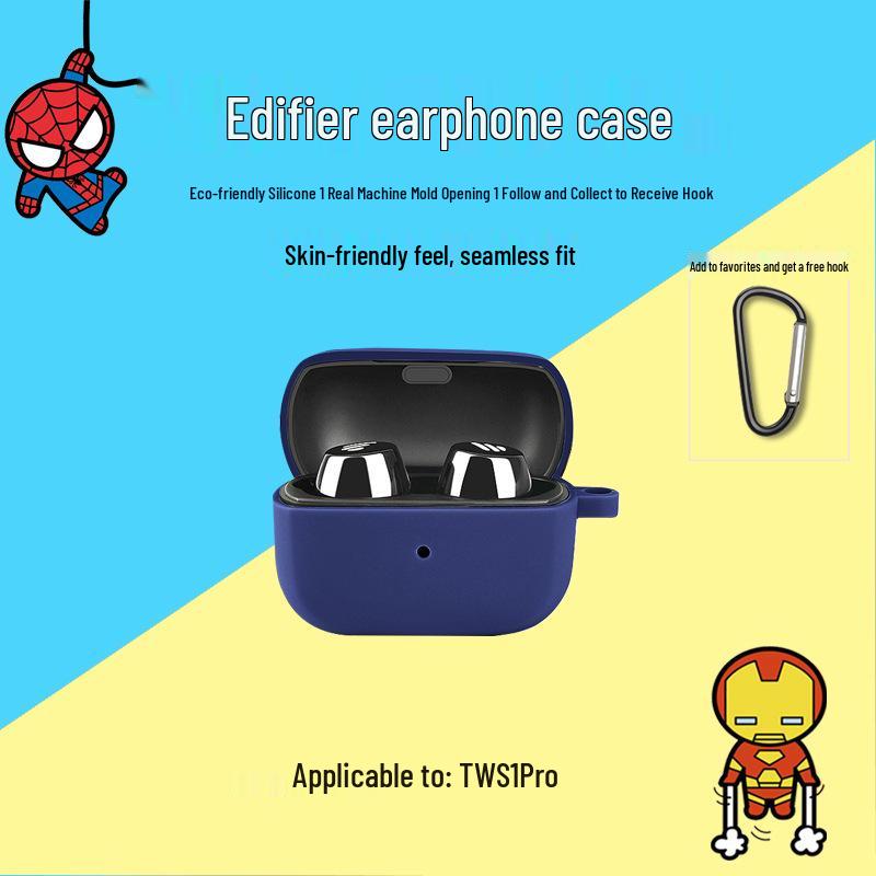 Compatible Protective Case for Edifier TWS1 Earbuds, TWS1 Pro & W3 Minions, Hard Shell Minions W3