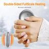 Ultra Thin Double-sided Heating Hand Warmer with One Click Switch To 3 Temperature Levels, Versatile for Hand and Abdominal Warm