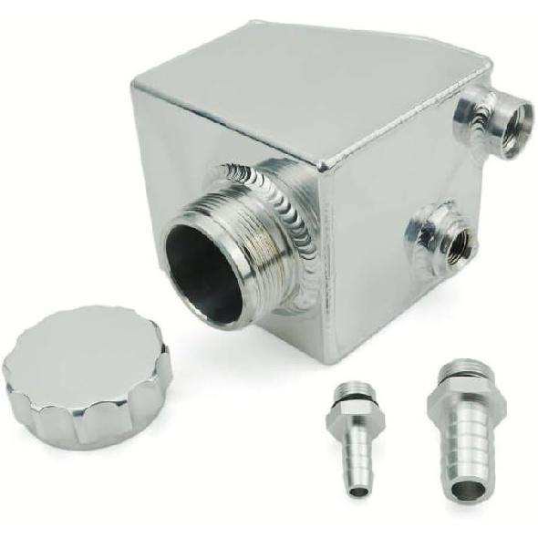 Coolant Reservoir Tank Compatible with Commodore VS VT VX VY VZ VE V6 V8 LS1 VZ1 LS2 Power Steering Reservoir Tank Reservoir Cap (Black) серебряный