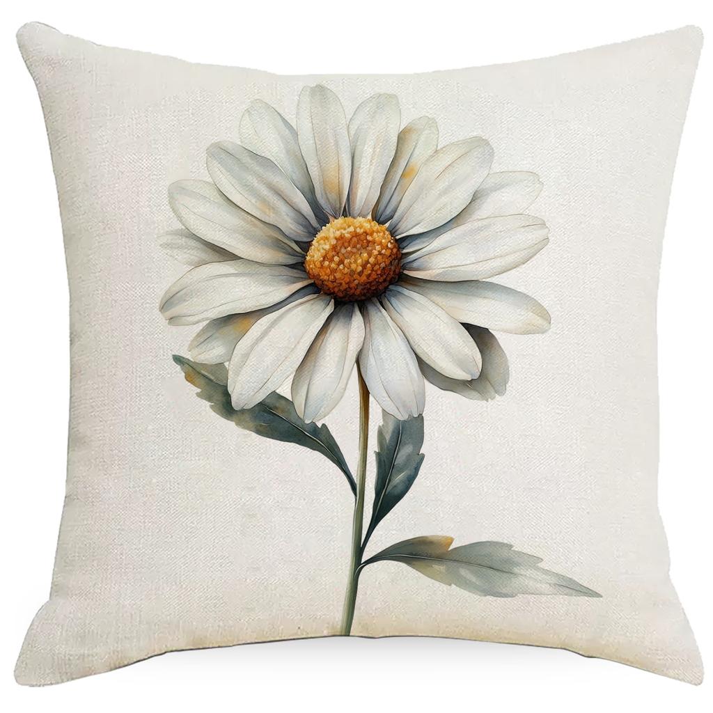 Retro Farmhouse Pillowcase Floral Animal Home Sofa Cushion Pillowcase