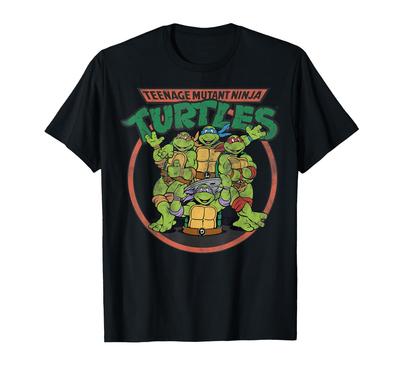 Teenage Mutant Ninja Turtles Klassisches Kreis-Logo T-Shirt