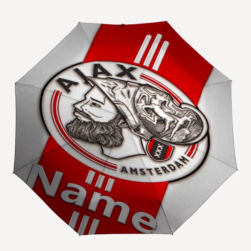 Custom Name Ajax Theme Automatic Umbrella, Lightweight & Portable, 8 Rib, Perfect for Outdoor Travel, Birthdays, Christmas, Gifts.