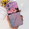 For Motorola Moto Edge 40 Neo 5G Case Black Matte Cases With Pattern Print Soft Liquid Silicone Cover For Motorola Edge40 Fundas