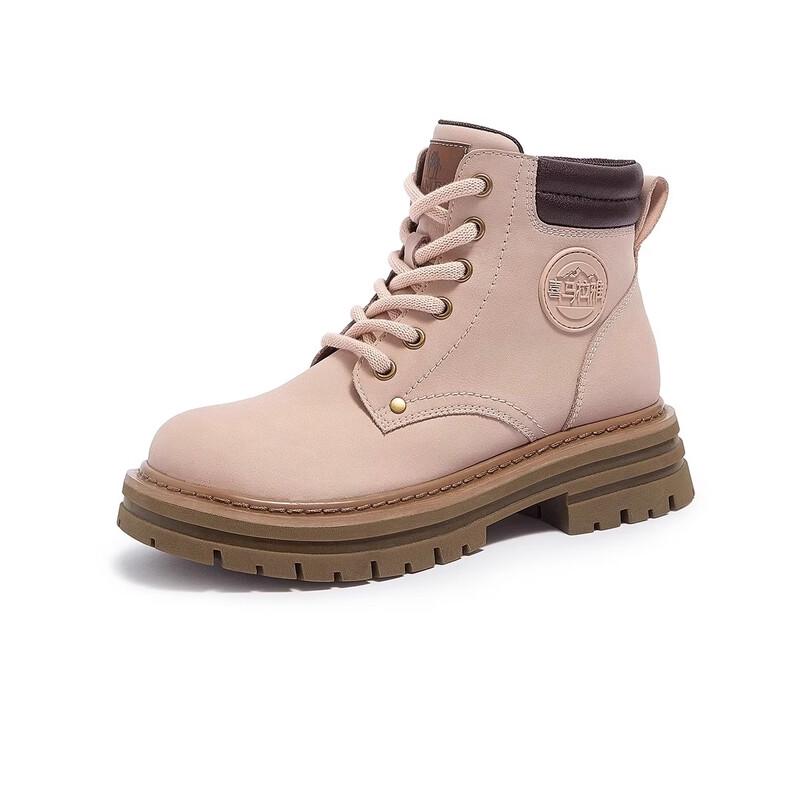 Camel Women's English Style Martin Boots