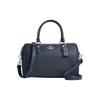 Handtasche Rowan 25 Unifarben Lässiger Komfort Logo Kiesel Reißverschluss Hardware Schnalle Leder Boston Tasche Griff Schulter Crossbody Tasche Mittel