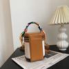 New Fashion Women's Bucket Crossbody Bag  One Shoulder Portable Cylinder Niche