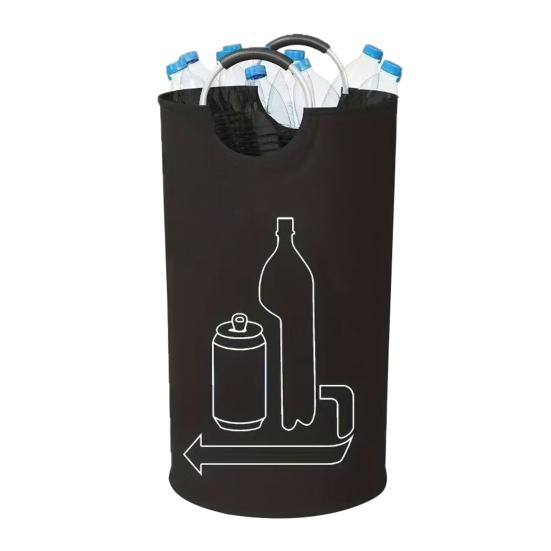 Storage Basket Collapsible with Arc Handles Easy Carrying Container Durable Waterproof Oxford Storage Bin