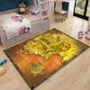 Middle Earth Map l-Lords Of The R-Rings Print Carpet Rug for Living Room Corridor Bedroom Door Mat Kid Room Play Floor Mat Gifts