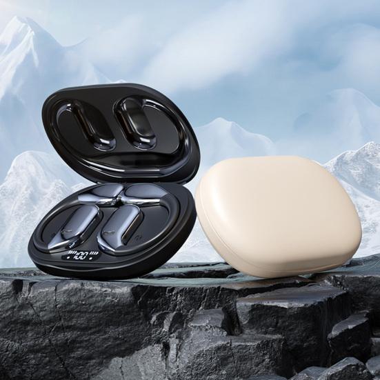 1 Pair Translation Earbuds with Charging Case Stereo Sound Noise-Canceling 144 Languages Real Time Translation Earphones