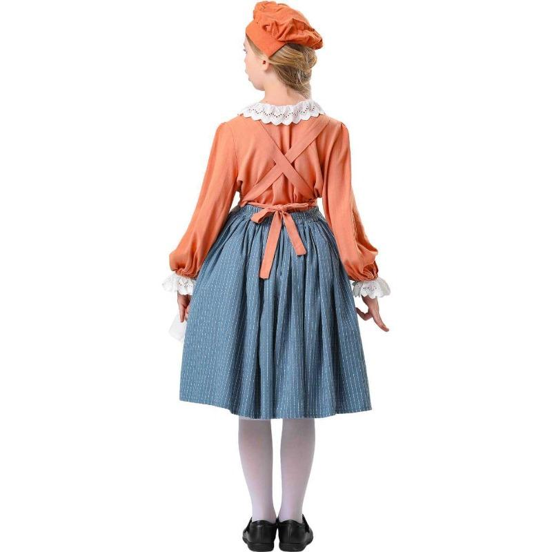 Halloween, Medieval Civilian Costume Maid CO Granny Pastoral Farm Farm Costume