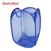 Folding Laundry Basket Organizer for Dirty Clothes Bathroom Clothes Mesh Storage Bag Household Basket