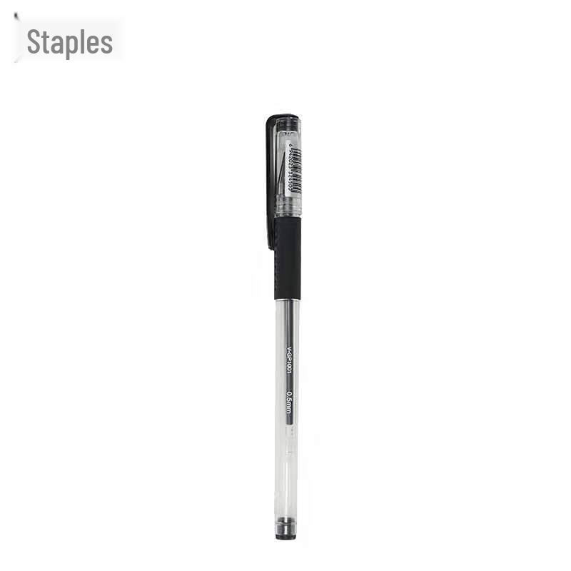 Staples V-GP1001 Black 0.5mm Gel Pen