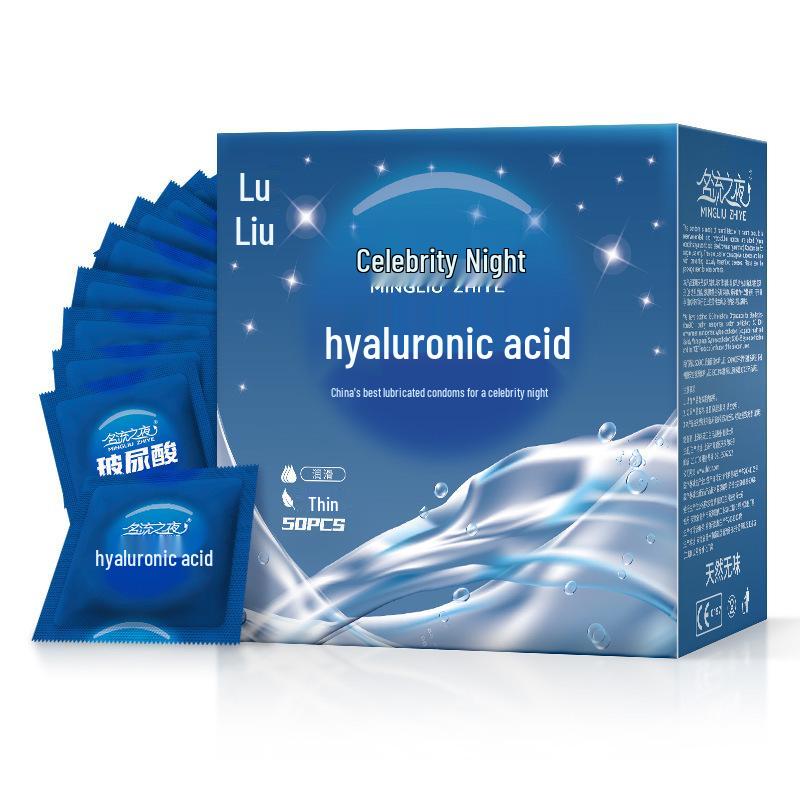 "Celebrity Night Extra-Large Condoms: Oil & Water-Friendly, 50/100pcs Angel Leaflet"