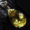 Yellow Topaz 73.2 Ct CERTIFIED Pear Pendant 925 Sterling Silver Best For Gift MY-PD-111-NS