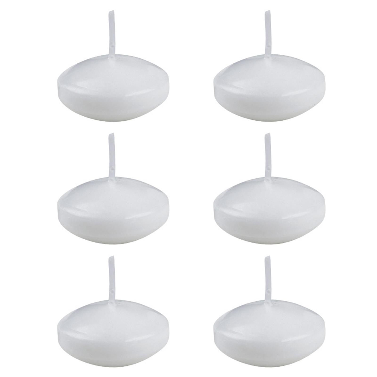 

Элегантные белые плавающие свечи для романтической атмосферы, бездымные соевые свечи для свадеб, торжеств, домашнего декора A