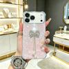 The new model is suitable for oppo Realme16 four-corner anti-drop C85 mobile phone case, bow tassel shell pattern.