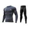 Li Ning Fitness Sets Men's Crew Neck Moderate YUDT061-3+YULT057-1