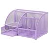 Exerz Desk Organizer/stationery Organizer/pen Holder/desk Tidy/multifunction Organizer (light Purple)