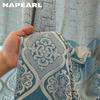1PC NAPEARL 40-70% Blackout Advanced Luxury European Hollow Jacquard Curtains Available In Multiple Colors for Living Room Bedroom Home Decor
