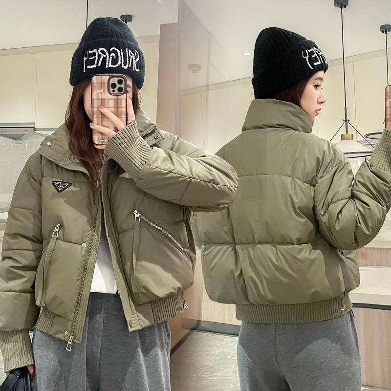 

Cotton clothes women s short winter new winter fashion loose thickened design small cotton clothes jacket XXL зелёный