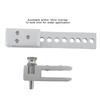 Metal Sliding Door Lock No-Drill Installation Glass Door Lock Shower Door Latch  Bathroom Hardware
