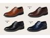 Men's Large Size Leather Formal Shoes (Sizes 46-48)