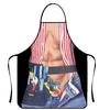 Unique Muscle Print Sleeveless Apron for Men for Backyard Barbecues and Family Gatherings