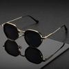 Metallic Retro High-Value Slimming Sunglasses - Versatile Fashion Street Style