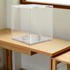 Clear Sports Baseball Holder Container with Stand Acrylic Football Basketball Storage Box Clear Basketball Display Case