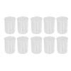10Pcs Scientific Beaker Glass 250ml Large Capacity Clear Scale Tool Set Kit for Experiment