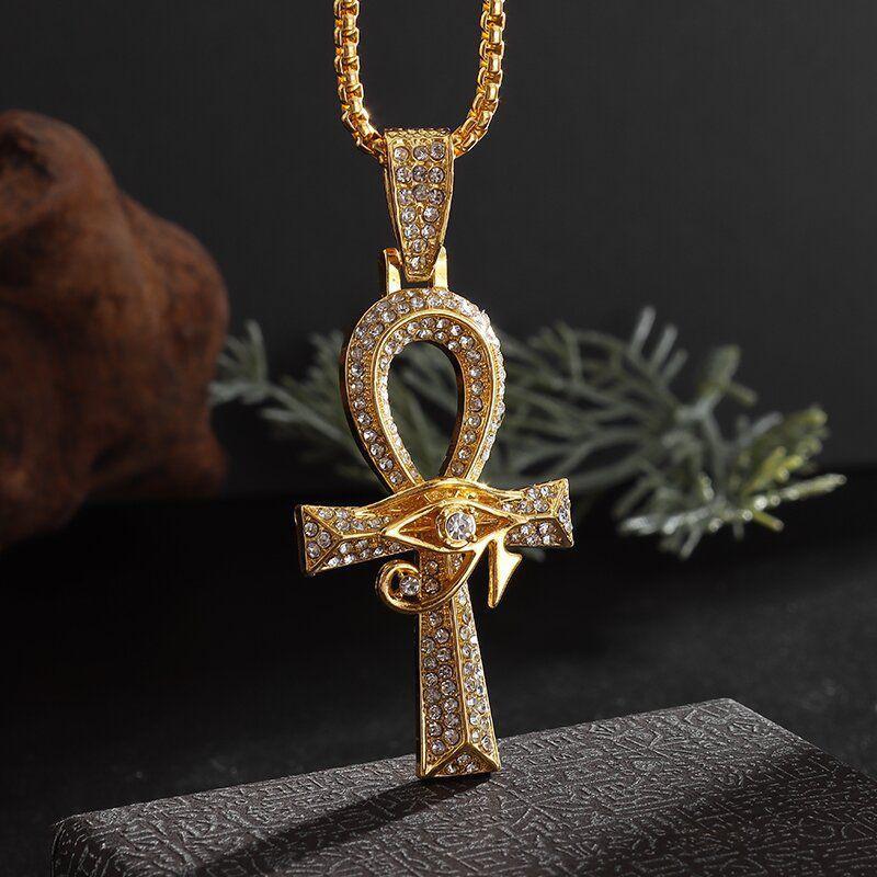 Six Winged Angel Pendant Necklace, Trendy and Personalized Accessories, Men's and Women's Retro Pendant Necklace