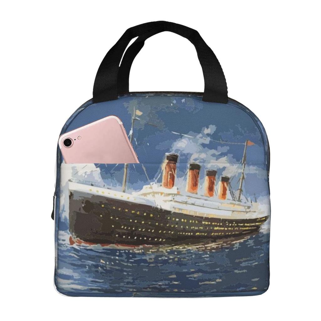 The Most Popular Ship Of All Times, Titanic. Insulated Lunch Bag for Kids School Cooler Thermal Food Box Tote Lunch Boxes