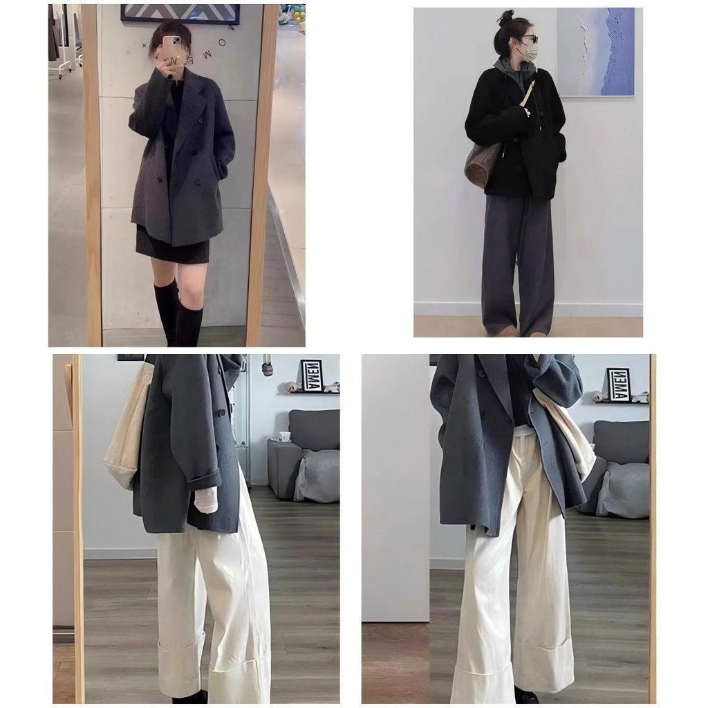 Women's Trendy Maillard Woolen Coat, 2025 Winter Collection - Cotton-Padded, Mid-Length, Petite Size