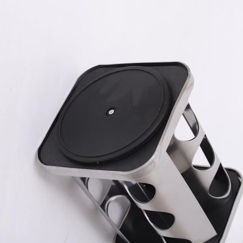 Rotating Stainless Steel Kitchen Spice Rack