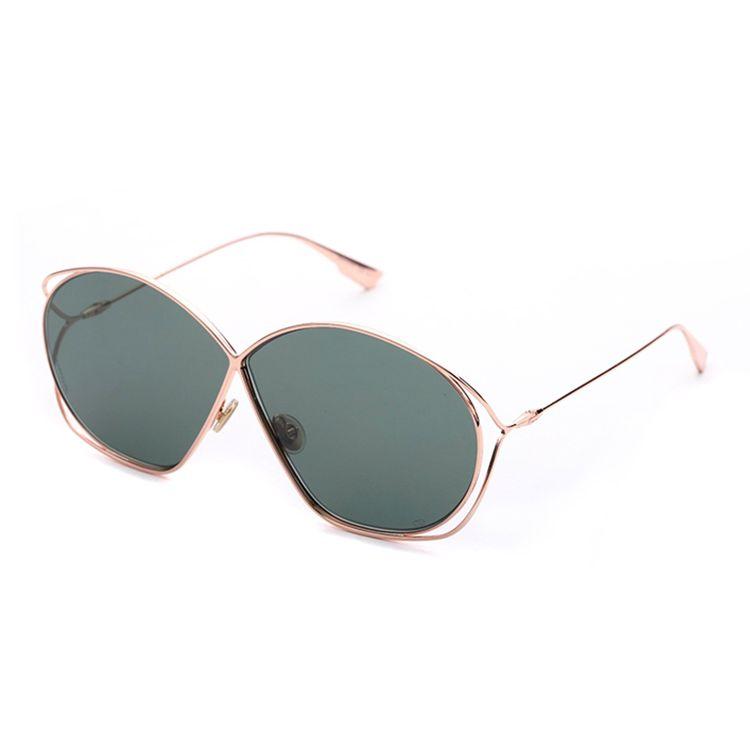 Dior Stellaire 2 Irregular Gold Frame Sunglasses Metal Oval Sunglasses Women sunglasses STELLAIRE2-DDBO7 Jasper