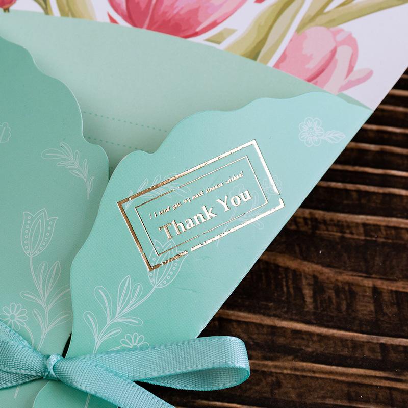 1PCS Carnation Creative Floral Postcard - Exquisite Greeting Card for Birthday Teacher Day Gifts Beautiful Thanks Flowers