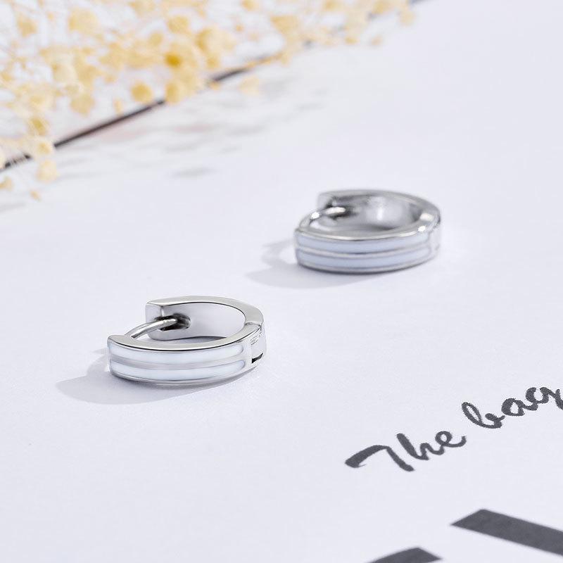 

Fashion Temperament Trendy Three-Color Epoxy Earrings Women S Jewelry Premium Durable Quality Useful Practical