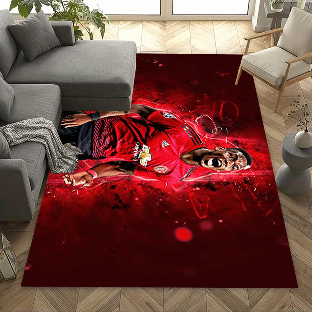 Pogba's Jersey Floor Rug Office Rug Suitable for Playrooms Balcony Dormitory Dining Room Antislip Carpet Decorate Offices