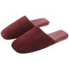 High-End Minimalist Genuine Leather & Suede Slippers - Non-Slip Sole, Unisex, All-Season Indoor Footwear