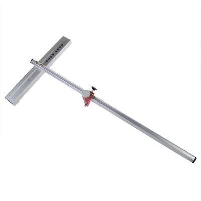 1 pz taglierina per vetro a forma di T in lega di alluminio argento, lunghezza 60 cm, tagliapiastrelle portatile per taglio e opere d'arte in vetro