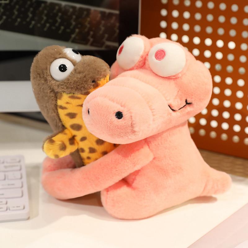 Adorable Snake Crocodile Plush Doll Home Bedroom Ornaments Cartoon Animal Series Alligator Kids Companion Toys Holiday Gifts