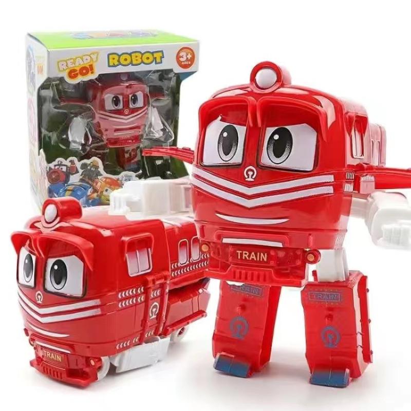 Trains Robot Rt Kay Transformer Transforming Train Figure Korean Animation Toy