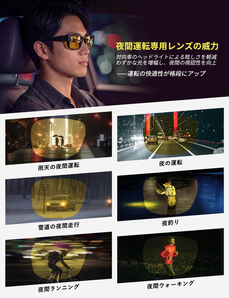 [TINHAO] Over Sunglasses, Wellington Type, Photochromic Polarized Lenses, Available In