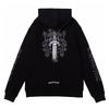828 CHROME HEARTS 2025 Autumn and Winter New Plus Size Classic Style Logo Zipper Hooded Sweatshirt, Suitable for Couples To Wear